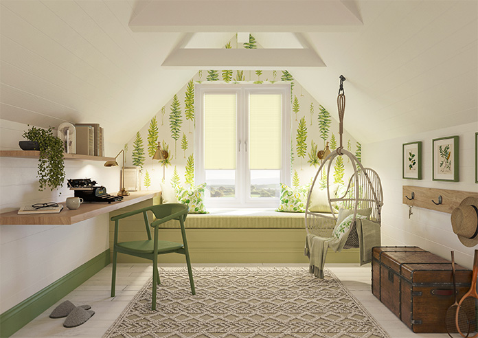 Solaris, Buttercup - Stick Fit Pleated Blind - Image 8